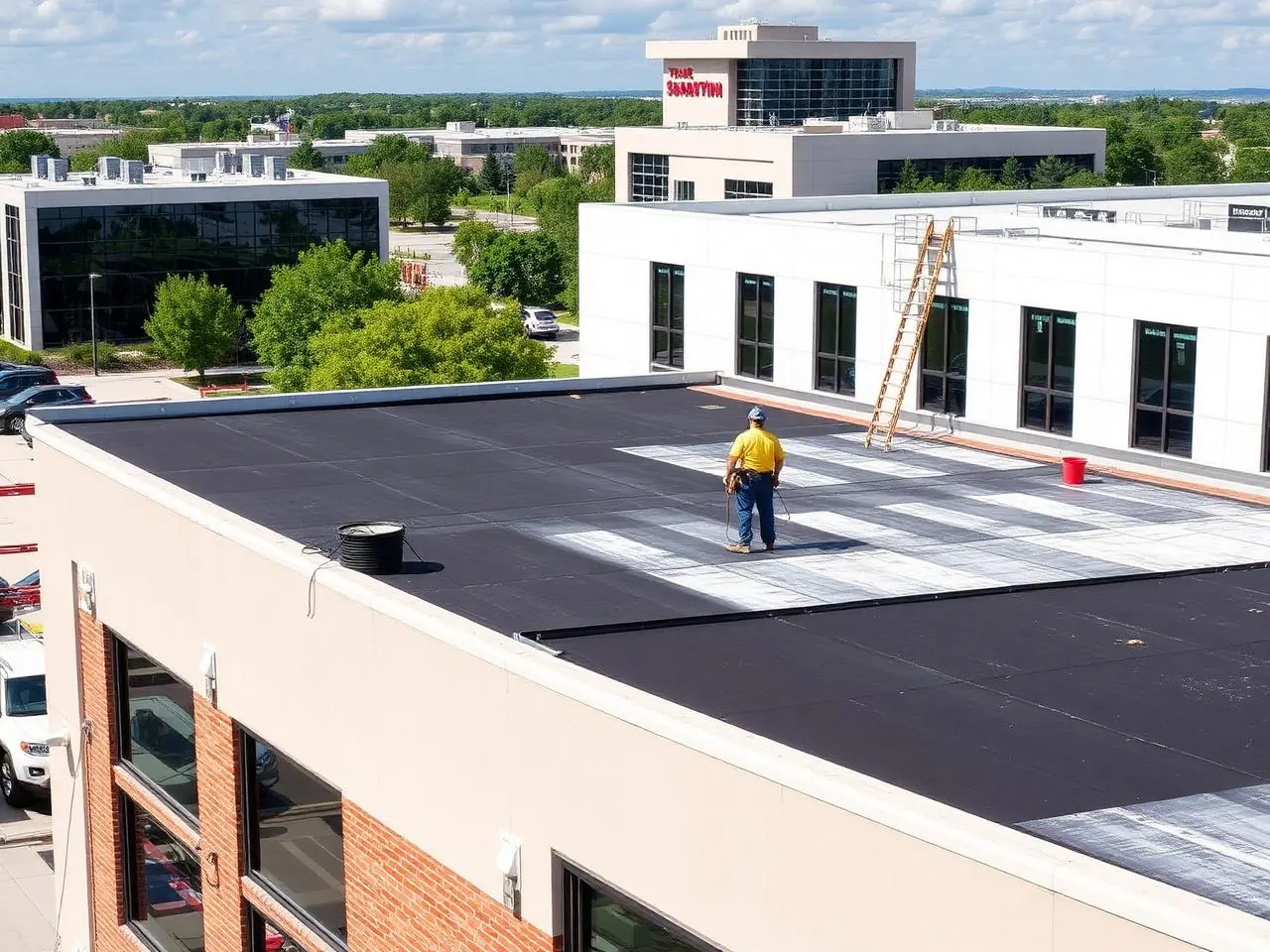 Commercial TPO Install